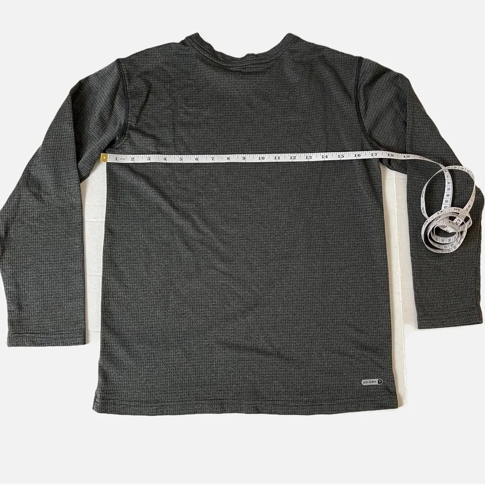 OLD NAVY ACTIVE Boy’s Go Dry Gray Long Sleeve Top - XL